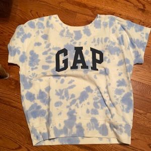 Ladies short sleeve sweatshirt